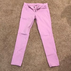 Light purple and pink American Eagle Jean size 8